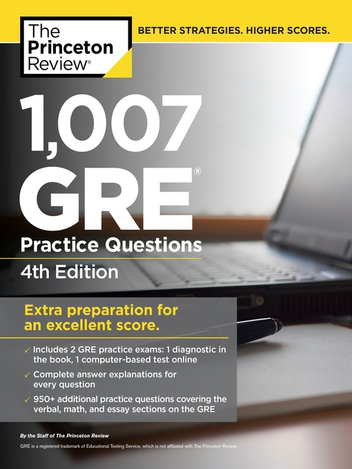 Title details for 1,007 GRE Practice Questions by The Princeton Review - Available